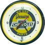 Chevy Bowtie Neon Wall Clock