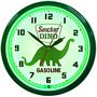 Sinclair Dino Gasoline Neon Wall Clock