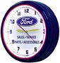 Ford Sales And Service Neon Wall Clock