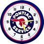 Pontiac Neon Wall Clock