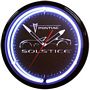 Pontiac Solstice Black Neon Wall Clock