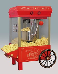 Old Fashioned Movie Time Kettle Popcorn Maker