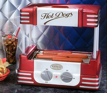 RETRO SERIES HOT DOG ROLLER BY NOSTALGIA ELECTRICS