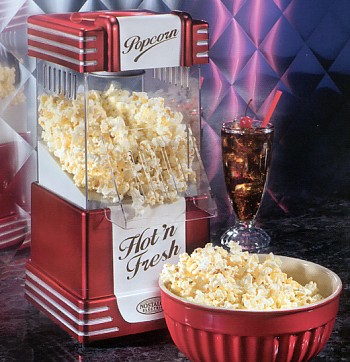 RETRO SERIES HOT AIR POPCORN MAKER BY NOSTALGIA ELECTRICS