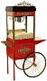 Street Vendor 6oz. Popcorn Popper With Antique Style Cart By Benchmark USA