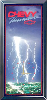 CHEVY THUNDER LIMITED EDITION WALL CLOCK