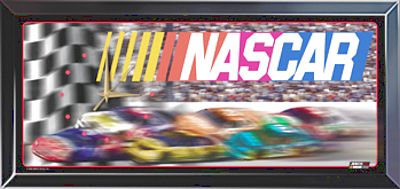 NASCAR LOGO CLOCK WALL CLOCK