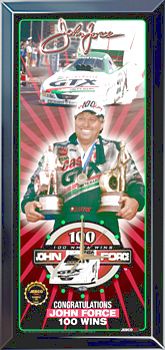 JOHN FORCE 100 WINS LIMITED EDITION WALL CLOCK