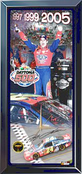 JEFF GORDON DAYTONA 500 CHAMPION LIMITED EDITION WALL CLOCK