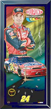 JEFF GORDON FIRED-UP LIMITED EDITION WALL CLOCK