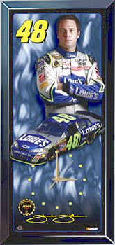 JIMMIE JOHNSON DOMINATING LIMITED EDITION WALL CLOCK
