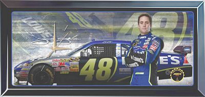 JIMMIE JOHNSON IMPRESSIVE LIMITED EDITION WALL CLOCK