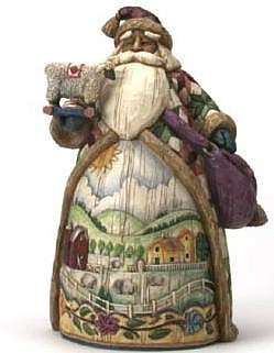 JIM SHORE SANTA FARM SCENE