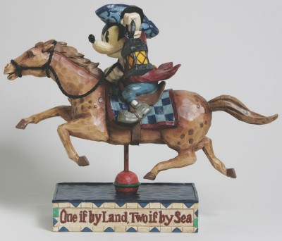 DISNEY TRADITIONS MICKEY MOUSE DETERMINED PATRIOT FIGURINE BY JIM SHORE