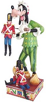 DISNEY TRADITIONS GOOFY SANTA'S GOOFY HELPER FIGURINE BY JIM SHORE