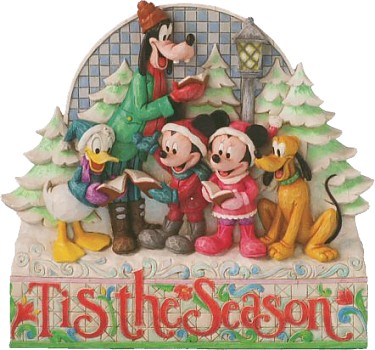DISNEY TRADITIONS TIS THE SEASON PLAQUE BY JIM SHORE