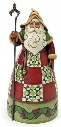 Jim Shore Heartwood Creek Classic Santa Claus With Cane Figurine