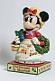Disney Traditions Minnie Mouse With Wreath Figurine By Jim Shore