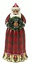 Jim Shore Heartwood Creek Santa Claus With Pineapple Wreath Figurine