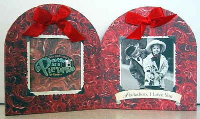 Kim Anderson Peekaboo, I Love You Folding Photo Frame