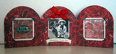 KIM ANDERSON PEEKABOO, I LOVE YOU 3 SIDED FOLDING PHOTO FRAME