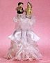 Wedding Cake Topper Satin