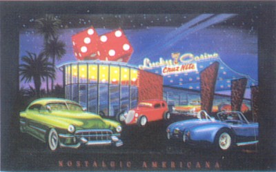 LUCKY CASINO LED FRAMED ART