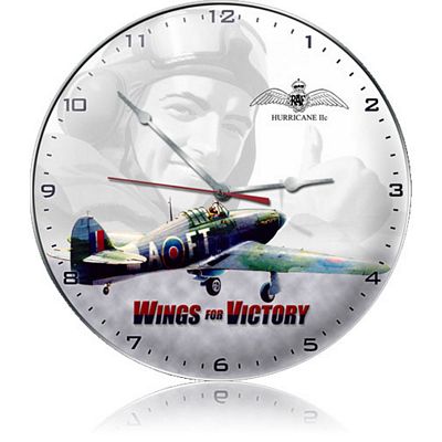 Wings For Victory Hawker Hurricane IIC Aircraft Metal Wall Clock