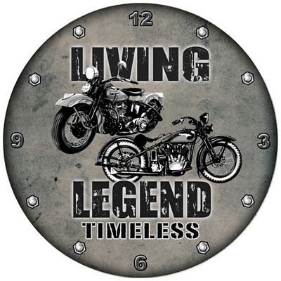 Living Legend Metal Wall Clock