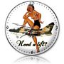 Need A Lift? Aircraft Metal Wall Clock