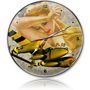 The P-38 Lightning Gold Aircraft Metal Wall Clock
