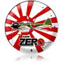 A6M Zero Aircraft Metal Wall Clock