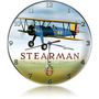 Stearman Aircraft Metal Wall Clock