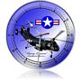 Flying Banana Piasecki CH-21 Helicopter Metal Wall Clock