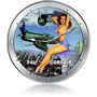 F4U Corsair Nude Aircraft Metal Wall Clock