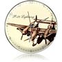 P-38 Lightning Drawing Aircraft Metal Wall Clock