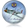 P-38 Lightning 8th Airforce Aircraft Metal Wall Clock