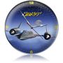 SR-71 Blackbird Aircraft Metal Wall Clock