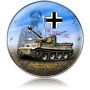 The Desert Fox PZKPFW VI Tiger 1 Tank Metal Wall Clock