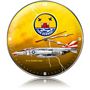 F-4 Phantom Sundowners Aircraft Metal Wall Clock