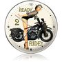 Ready 2 Ride Metal Wall Clock