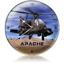 AH-64 Apache Helicopter Metal Wall Clock