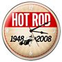 Hot Rod Magazine 60th Anniversary Metal Wall Clock