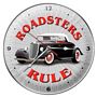 Roadsters Rule Metal Wall Clock