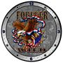 Forever Wild Metal Wall Clock