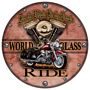 World Class Ride Metal Wall Clock