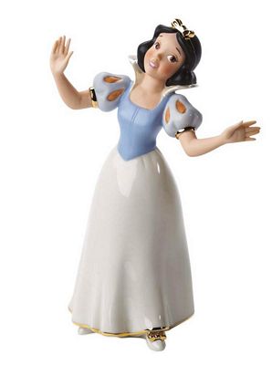 LENOX CLASSICS DISNEY A SERENADE FOR SNOW WHITE FIGURINE
