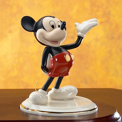 LENOX CLASSICS DISNEY A TRIBUTE TO MICKEY MODERN MICKEY MOUSE FIGURINE