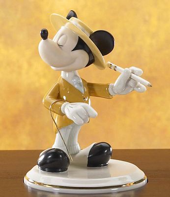 LENOX CLASSICS DISNEY A TRIBUTE TO MICKEY NIFTY NINETIES MICKEY MOUSE FIGURINE