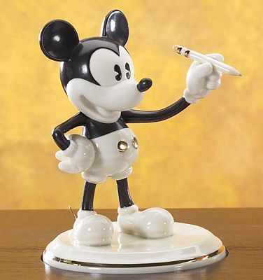 LENOX CLASSICS DISNEY A TRIBUTE TO MICKEY PIE EYED MICKEY MOUSE FIGURINE